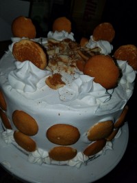 Banana pudding cake