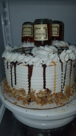 Hennessy cake