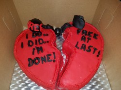 Divorce cake